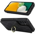 thumbnail image 3 of for Samsung Galaxy A14 5G Case with Card Holder,Credit Card Holder,Stand Ring Kickstand,Phone Wallet Case for Women 6.6"(Black), 3 of 15