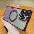 thumbnail image 3 of for iPhone 14 Pro Max Magnetic Case Compatible with MagSafe,Full Protection  Glitter Case with Camera Lens Protector Anti-Scratch Dust-Proof Net Case Cover for iPhone 14 Pro Max Blue, 3 of 17