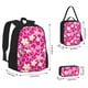 thumbnail image 2 of Balery Vintage Flowers Mochila escolar 3 en 1 para niños: mochila resistente con lonchera térmica y estuche para lápices. Mochila escolar para niños y niñas., 2 of 7