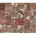 thumbnail image 1 of Ahgly Company Indoor Rectangle Contemporary Dark Sienna Brown Area Rugs, 5' x 8', 1 of 6