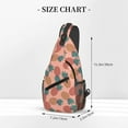 Clean Avocado Sling Bag Lightweight Shoulder Chest Bags Multipurpose