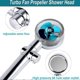 thumbnail image 4 of Turbo Hydro Jet Shower Headheld Handheld 360 Hydrojetting Shower Head Hydro High Jet Pressure Jet Shower 260*75mm, 4 of 5