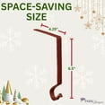 thumbnail image 2 of Park Designs Plain Red Stocking Hanger 6.5"H Set of 4, 2 of 5