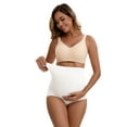 thumbnail image 4 of Unique Bargains Women's Maternity High Waist Briefs with Butt Lifter Design L White, 4 of 6