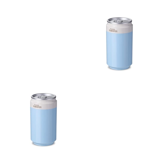 Toystoory Humidificador de aire de 200ml, difusor de nebulización de humidificación para sala de estar de bajo ruido, rociador recargable para Azul 2Conjunto