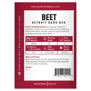 Detroit Dark Red Beet Seeds