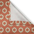 thumbnail image 5 of Ambesonne Ikat Grommet Curtain, Grunge Oval Shapes Vintage, 50" x 96", Orange Pale Yellow, 5 of 6