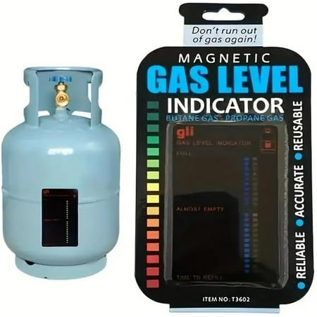 

Propane Tank Pressure Gauge Level Indicator for Home Kitchen Propane Tank Monitor - Propane Tank Sensor Reusable Pressure Gauge Level Indicator Magnetic Gas Level Indicator