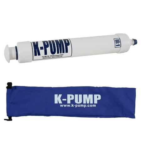 UPC: 0898918000010 | K-Pump K-100 Portable Inflatable Kayak Raft Boat Water Sport Hand Air Pump & Bag