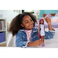 thumbnail image 2 of Barbie Doll, Fun & Fancy Hair with Extra-Long Colorful Black Hair and Shimmery Pink Dress, 10 Hair and Fashion Play Accessories, 2 of 5
