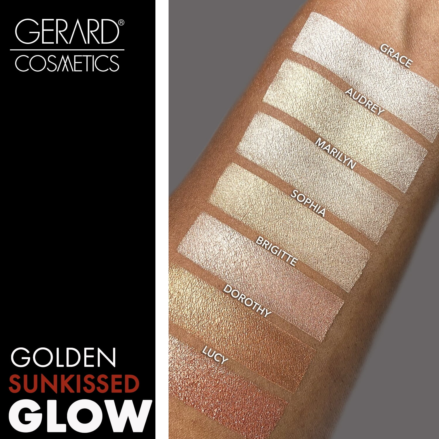 Gerard Cosmetics Star Powder - Champagne Highlighter Makeup - Sophia