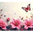 thumbnail image 4 of Floral Backdrop Banner Flower Arrangement Background for Wedding Party Photography Props Decoration Event Romantic Setting Elegant Roses Garden, 4 of 4