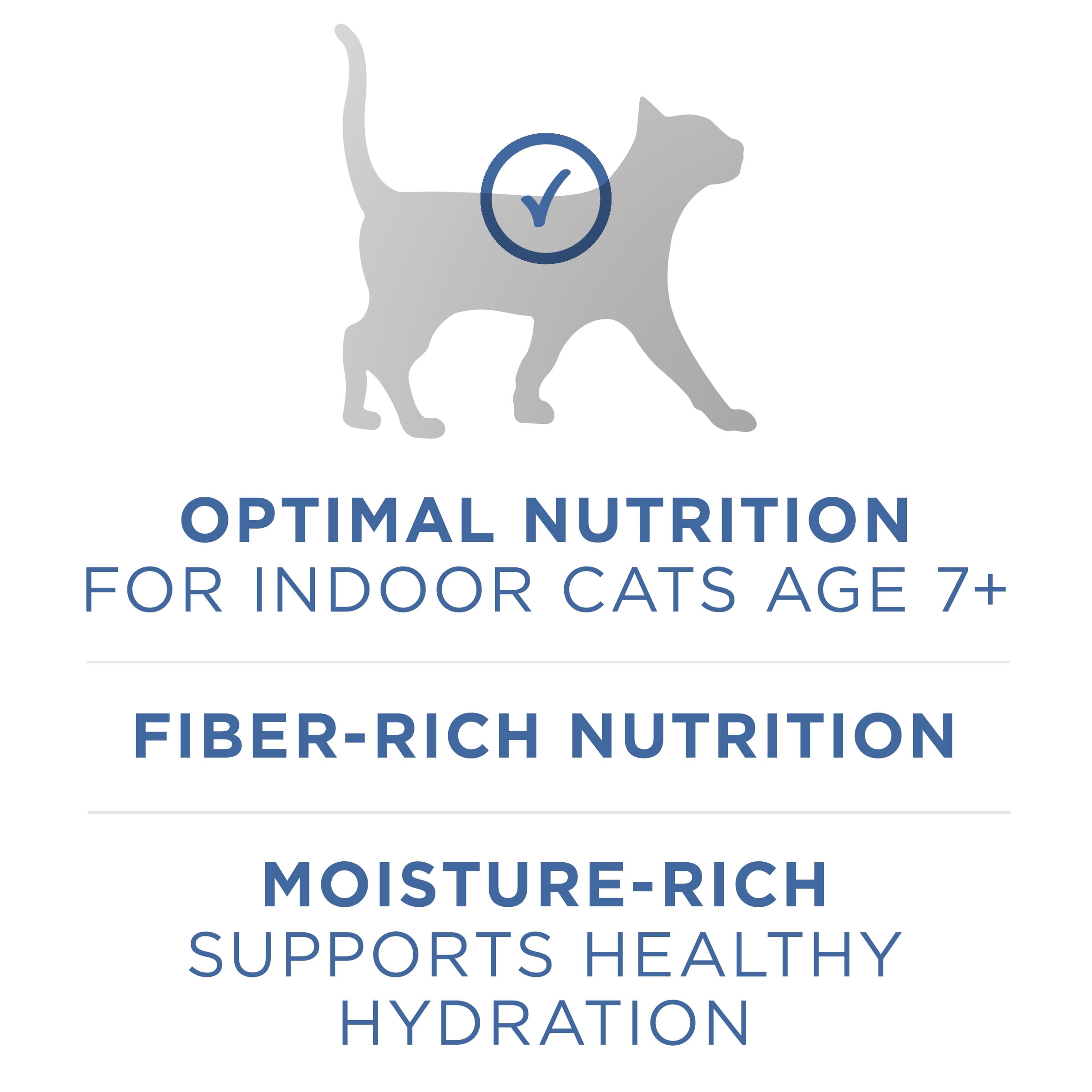(24 pack) Purina One Indoor Advantage, Chicken & Oceanfish, Wet Cat Food for Adult Cats, 3 oz Can
