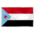 thumbnail image 3 of mokarier South Yemen Flag Banner Outdoor Indoor Decoration Flag 3x5Feet Double Stitched Polyester with Brass Grommets, 3 of 5