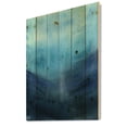 thumbnail image 2 of Designart 'Aquatic Underwater Compostion' Nautical & Coastal Print on Natural Pine Wood, 2 of 5