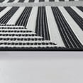 thumbnail image 5 of Balta Pessoa Modern Striped Indoor/Outdoor Area Rug 7'10" x 10' - Charcoal, 5 of 10