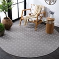 thumbnail image 3 of Safavieh Terrace Kelleh Geometric Indoor/Outdoor Area Rug, Gray/Ivory, 6'7" x 6'7" Round, 3 of 15