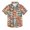 Pandas Head, variant on Small Short Sleeve Button Down Shirts Cartoon Monkeys Face Casual Shirt 3-10 Years