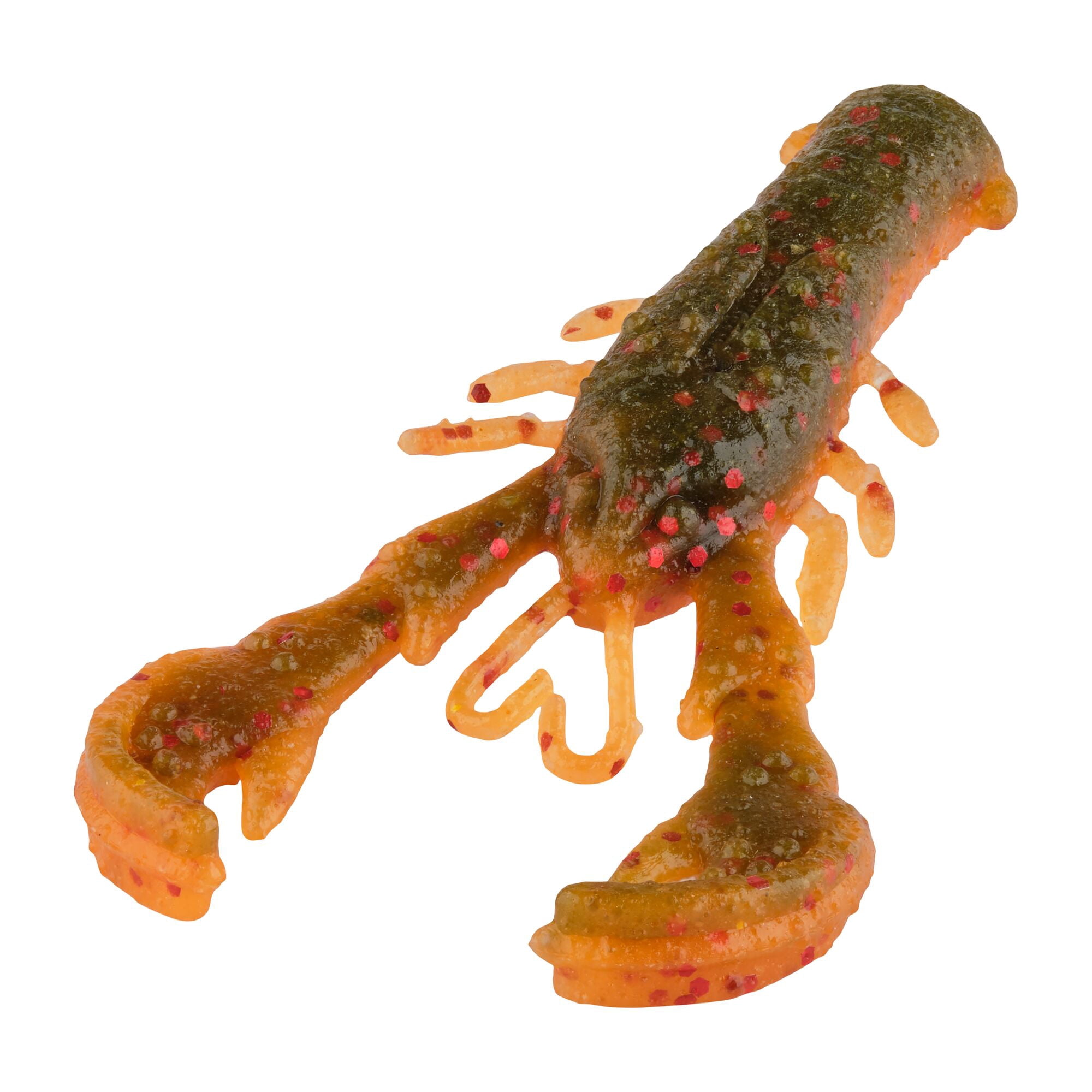 Berkley PowerBait® MaxScent Lil' Super Trooper, 2.5 in, Craws, Watermelon Copper/Orange w/Red (8 Count)