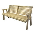 thumbnail image 1 of CAF Amish Banc de Jardin en Bois Traité sous Pression, Robuste, 800 Lb, à Rétrofriction (4 Pieds, Non Fini), 1 of 2
