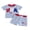 Style 1, variant on Toddler Baby Boy 4th of July Clothes Set 6 12 18 24 Months 2T 3T 4T Flag Embroidery Striped Crew Neck Short Sleeve T-Shirt and Shorts 2 Pcs Independence Day Outfits