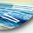 thumbnail image 3 of Designart 1 in Quartz Coastal Wall Clock, 3 of 5