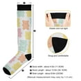 thumbnail image 3 of FORMRS Womens Knee High Socks Casual Long Thick Travel Daily Wear, 1 Pair, Cute Gummy Bears Pattern, 3 of 6