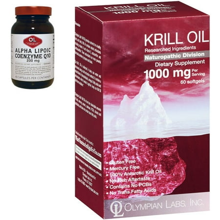 Anti-oxidant Bundle, Alpha Lipoic Co-Q10 and Krill Oil Bundle