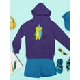 thumbnail image 3 of Cute Crocodile On The Beach Hoodie Juniors -Image by Shutterstock,  Small, 3 of 4