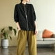 thumbnail image 2 of Chaquetas para mujer Ropa Moda coreana Chaquetas de béisbol holgadas de gran tamaño Cárdigans sólidos Abrigos de manga larga con cremallera Tops de mujer, 2 of 5