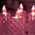thumbnail image 5 of Rose Shadow LED Flameless Candles, 4PCS Romantic Battery Operated Candles Led Pillar Candles for Valentines Anniversary Wedding Christmas Decorations, 5 of 14