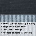 thumbnail image 5 of 47 in. Wide x Cut-to-Length – Non-Slip, All-Weather, Heavy-Duty Utility Runner Rug – Absorbent, Dirt-Trapping, Kid and Pet Safe for Entryways and High-Traffic Areas, Gray, 5 of 10