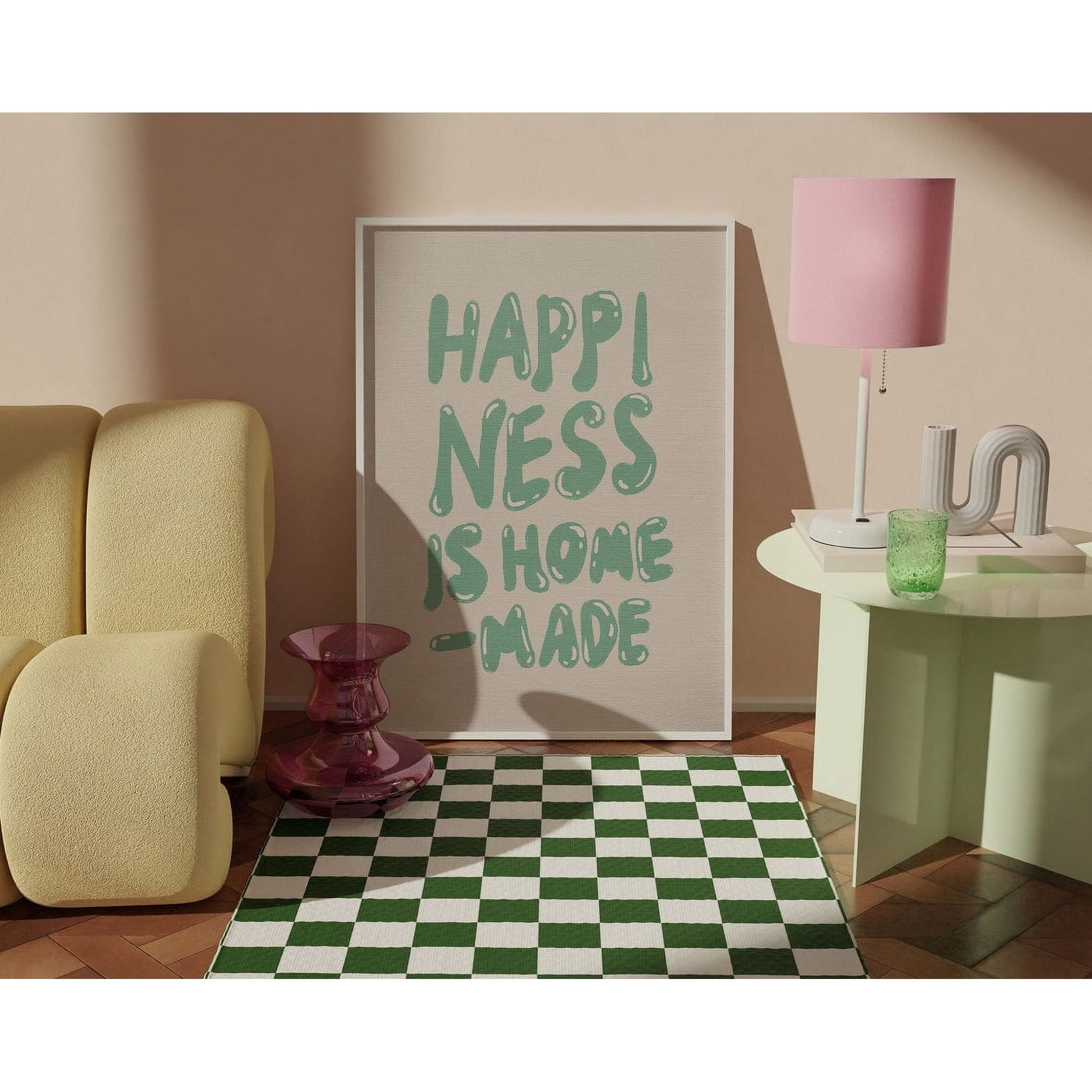 Happiness Is Homemade Quotes Poster For Kitchen And Restaurant Wall Art Art Wall Art Modern Wall Decor 16x24 UNFRAMED