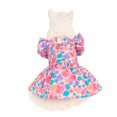 thumbnail image 5 of Vestidos de perro para perros pequeños Cachorro Niña Ropa con anillo de correa y lazo para perro Lazos para el pelo Vestido de perro Tutú para mascotas Vestidos de princesa Faldas Ropa de verano para, 5 of 5
