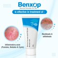 thumbnail image 3 of Crema para espinillas Benxop Peróxido de benzoilo al 5%, 20 g, 4 unidades, 3 of 5