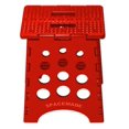 thumbnail image 2 of Space Made Step Stool SS-15R Single Step With Non Slip Folding Stool With Handle; 385 Pound Weight Capacity; Red; Plastic, 2 of 2