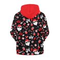thumbnail image 3 of Psesaysky Boys Zip Up Hoodies for Kids Funny Santa Graphic Red Hooded Sweatshirt Warm Long Sleeve Winter Jacket with Pockets 6-7 Years, 3 of 7