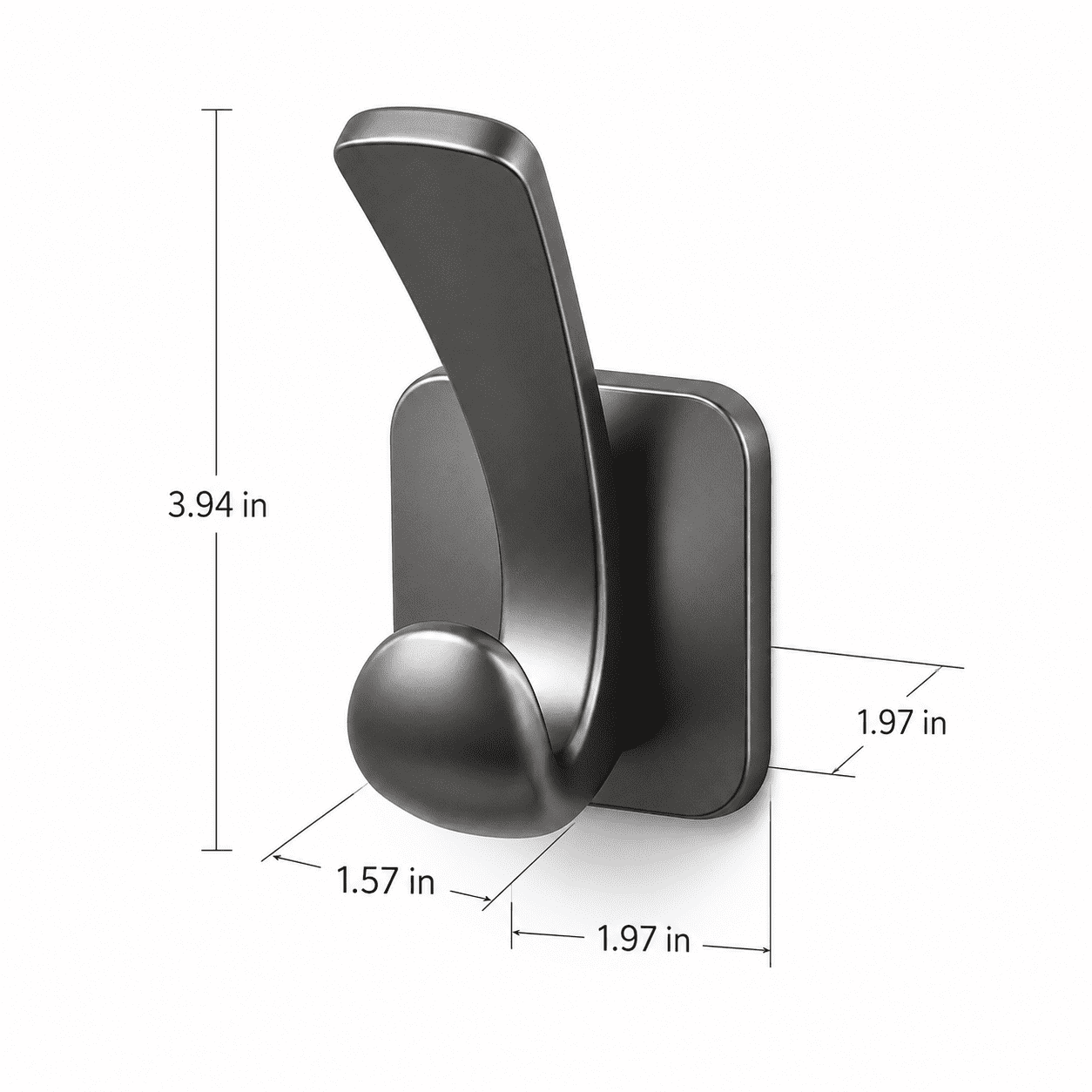 Heavy Duty Magnetic Hooks for Front Door and Refrigerator, No-Drill Carbon Steel Utility Hanger for Coats, Bags and Kitchen Organization, Removable & Reusable Multi-Purpose Storage