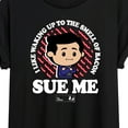 thumbnail image 3 of The Office - Bacon Sue Me - Women's Oversized T-Shirt, 3 of 5