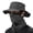 Black, variant on Wide Brim UV Protection Sun Hat - Ice Silk Bucket Cap For Hiking Camping Fishing