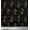Black, variant on Soimoi Crepe Silk Fabric Stripe & Dotted Swirl Abstract Print Fabric by the Yard 42 Inch Wide