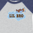 thumbnail image 4 of Inktastic Lil Bro Airplane Boys Pilot Brother Boys Baby Bodysuit, 4 of 5