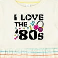 thumbnail image 4 of Inktastic I Love the '80s-musical Notes Girls Baby Dress, 4 of 5