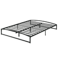 thumbnail image 2 of Low Bed Frame, Heavy Duty Metal Platform Bed Frame with Arch Design, Steel Slats Support, Easy Assembly, No Box Spring Needed, 2 of 7