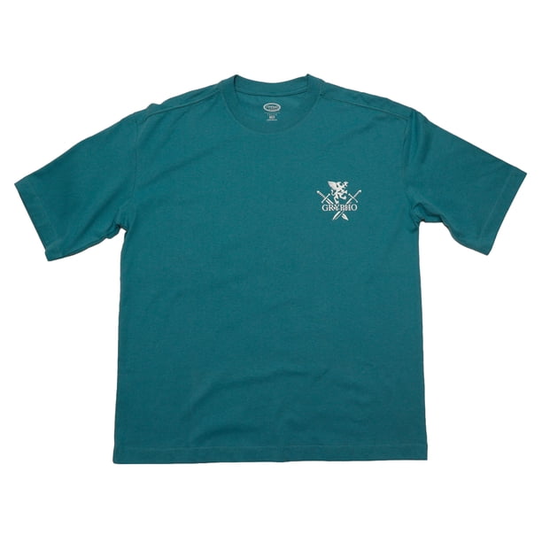 GRYPHO Playera Oversized Hombre Shield High Density Algodón Heavyweight 240g