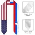 thumbnail image 2 of Slovenia Mix USA United States Flag Graduation Stole For International Student Stole Pride Cheers Shawls, 2 of 6