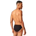 thumbnail image 4 of SKINY Slips para hombre, pack de 2 – slip brasileño, algodón stretch, single jersey Negro XL (X-Large), 4 of 5