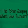 thumbnail image 3 of CafePress - I Had Brain Surgery Whats Your Excuse T Shirt - Women's Traditional Fit Dark T-Shirt, 3 of 4