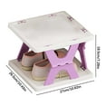 Multilayer Foldable Narrow Shoe Rack, Small Vertical Shoe Stand, Space