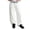 White-Jeans, variant on Womens Jeans Solid Color Straight Leg Denim Pants with Color Blocking Design Functional Pockets Casual Summer Seasons White L